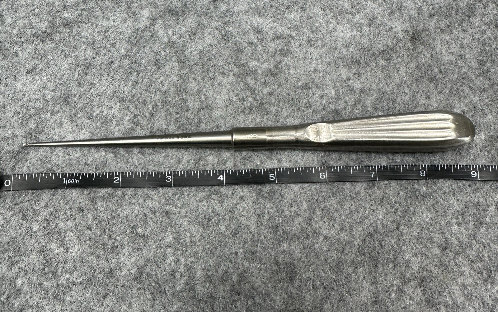 Ruggles Integra Neuro Fusion Angled Flatback Curette 23cm R2800 Size 5 Spinal
