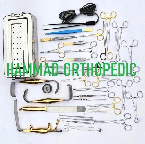 Tebbetts Breast Surgery Instruments Set 38 Pcs Augmentation Kit Steel Pro
