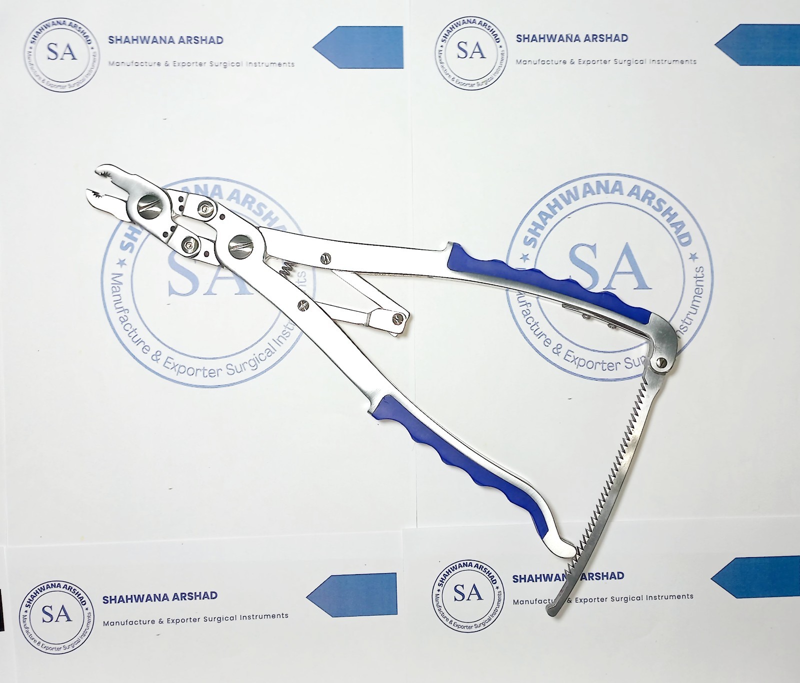 Spinal Rod Gripper and Compressor With Silicone Handle Spine Instruments