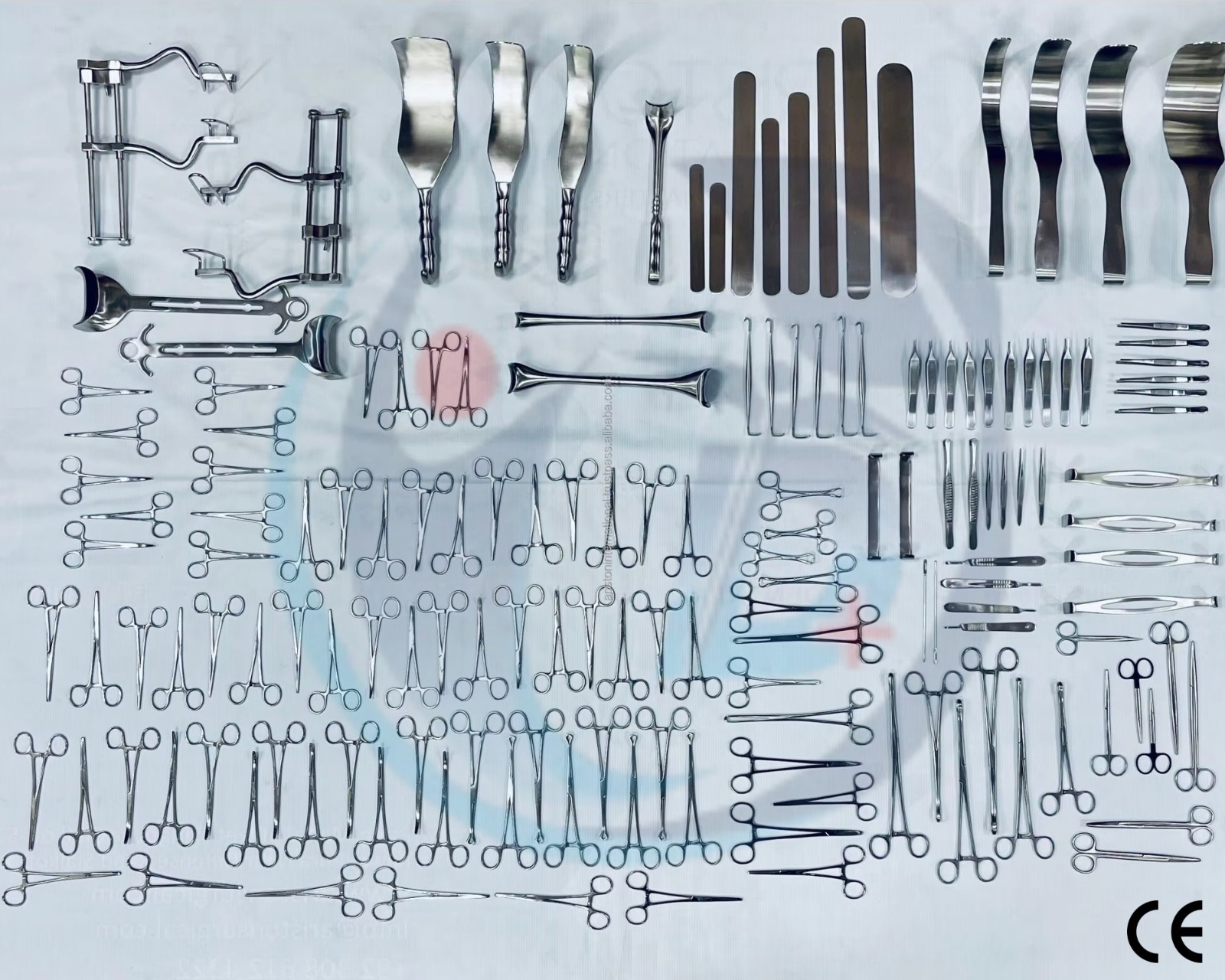 197 Pcs Laparotomy Abdominal Surgery Set Medical Surgical Instruments German Gr