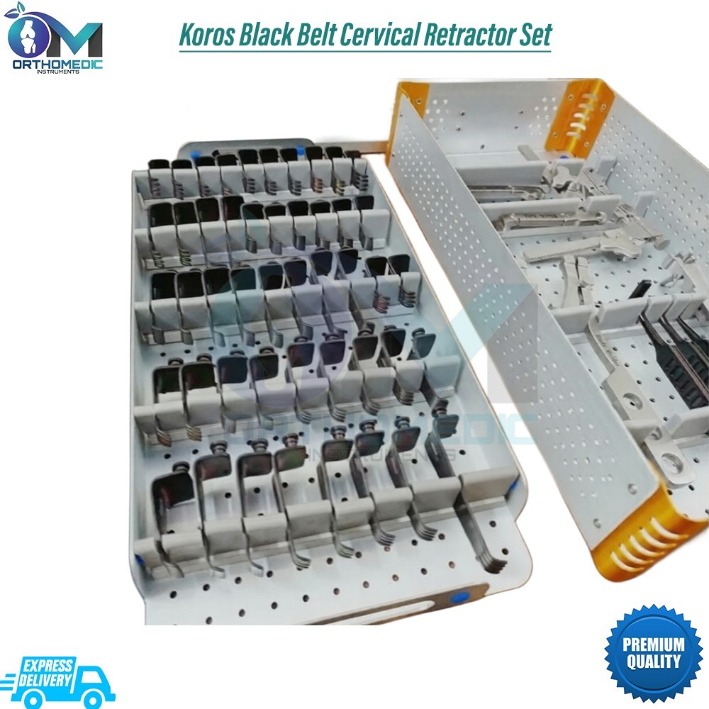 Koros Black Belt Cervical Retractor Set