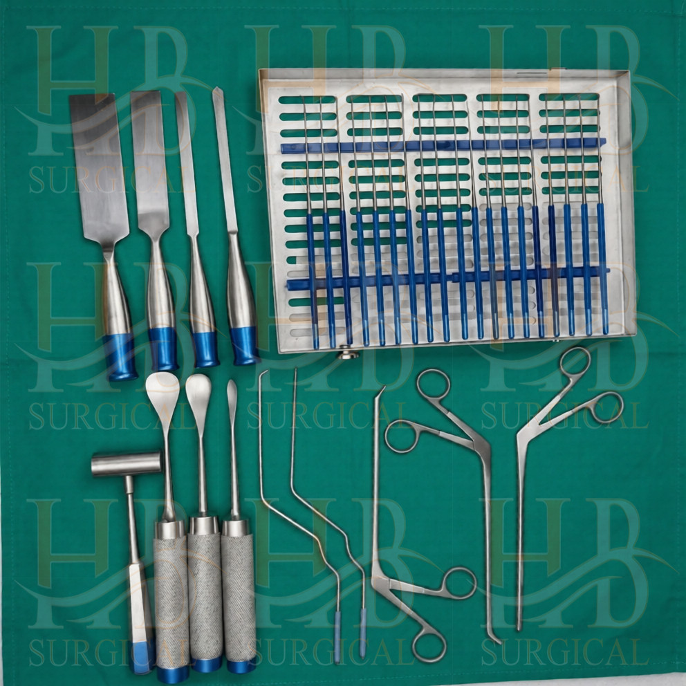 Basic Craniotomy Orthopedic Spine Surgical Instrument 33 Pcs Set Premium Quality