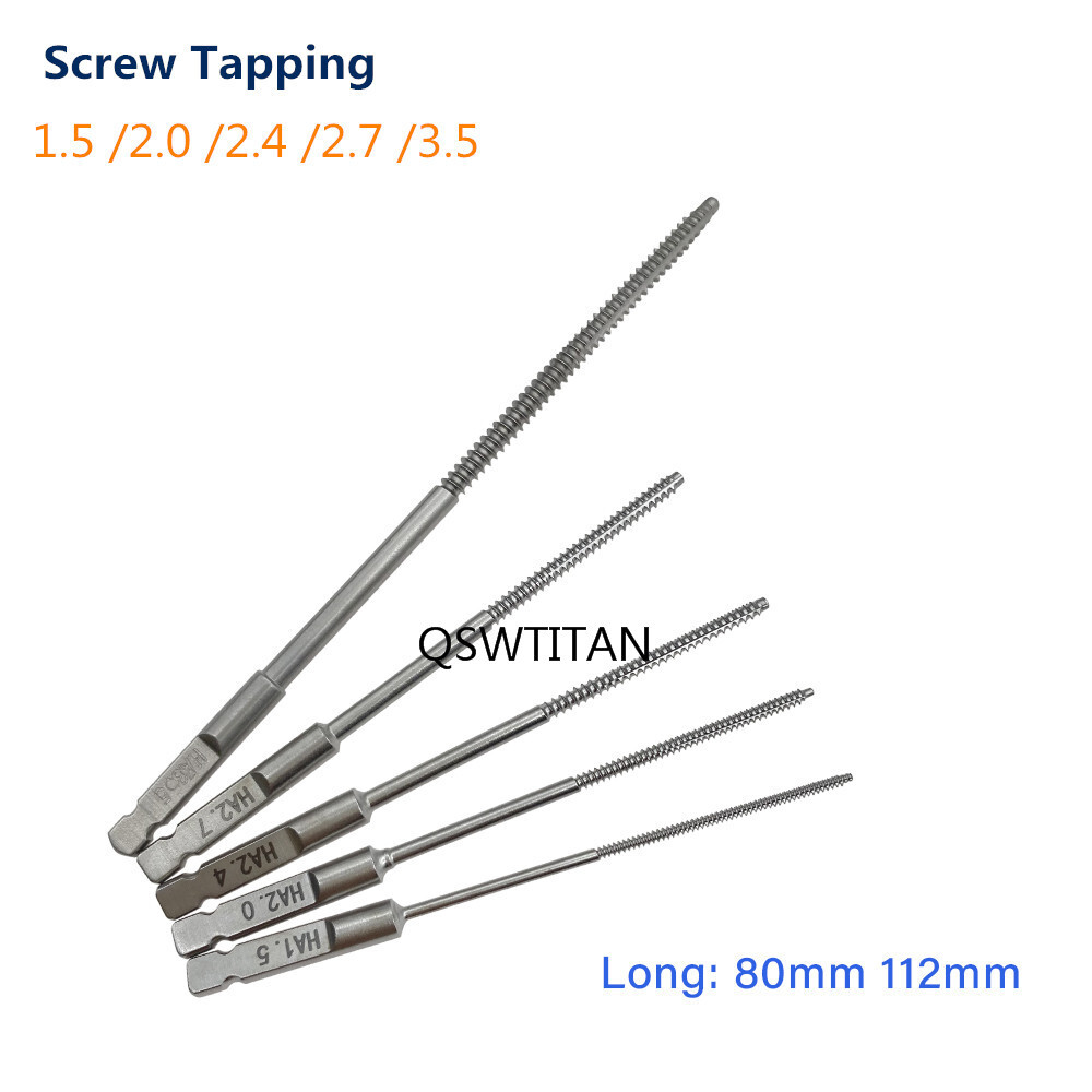 Orthopedic screw tapping Cancellous Bone Screws Tap AO Quick Coupling