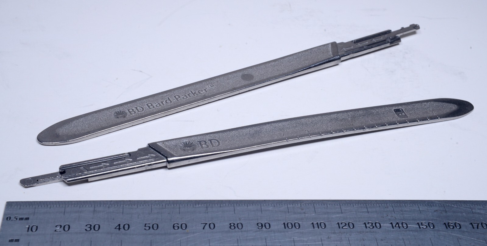 2x Bard-Parker 7½” Surgical Knife Scalpel Handle #3L Stainless Steel