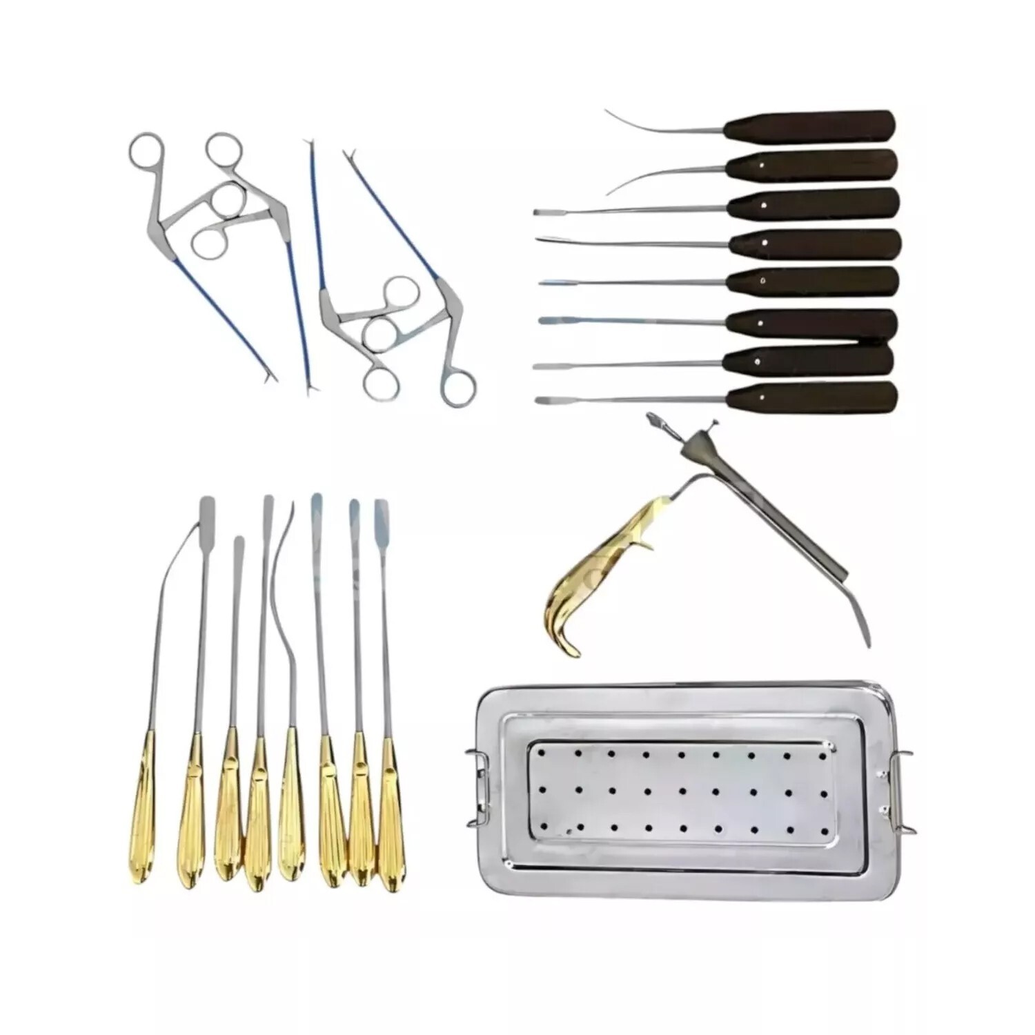 Endoscopic Face Lift Instruments Set of 21 Pcs Face Surgery Instruments