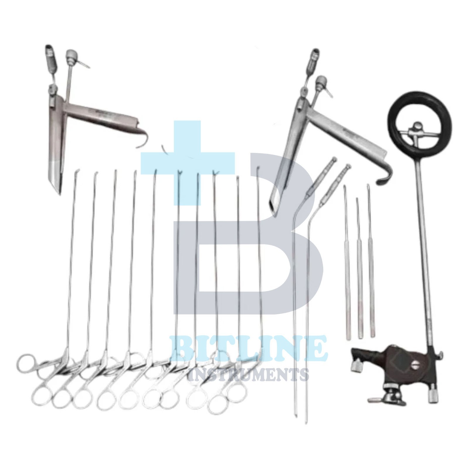 Pedestal Laryngoscope Set Micro Laryngeal Surgery ENT Endoscopic Instruments