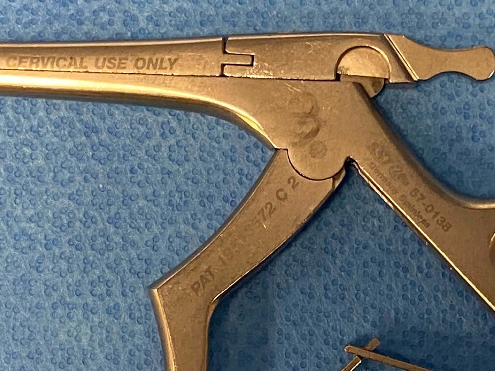 Symmetry SSI Ultra 57-0138 3mm 40° Kerrison Rongeur Neuro Spine