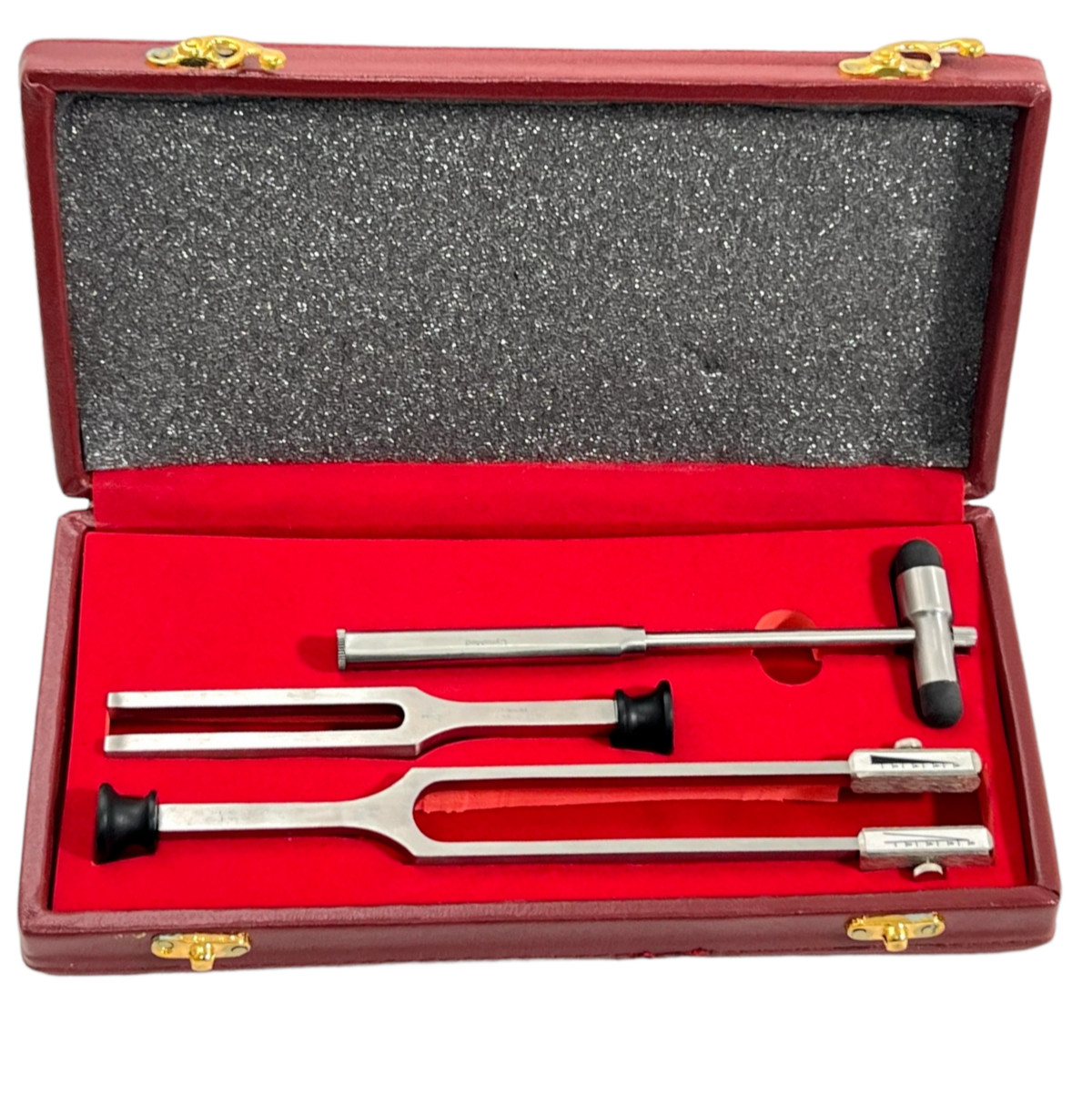 New German Rydel Seiffer Tuning Fork Set of 3 Neurology ENT Surgical Instruments