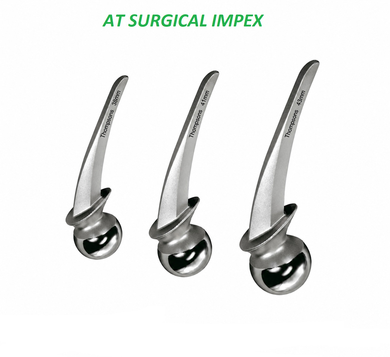 Thompson Hip Prosthesis Standard Stem 3 Pcs Orthopedic Instrument Set