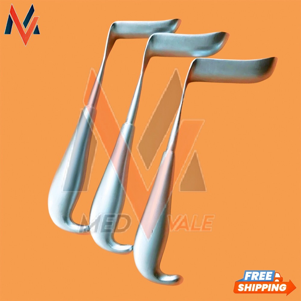 3 Pcs Hill Ferguson Retractor S, M, L Blade Surgical & Veterinary Instruments