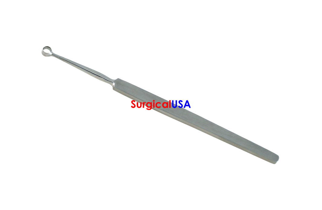 Kit of 4 Fox Dermal Curettes 1,2,3,4mm Tip Size Podiatry Surgical Instruments