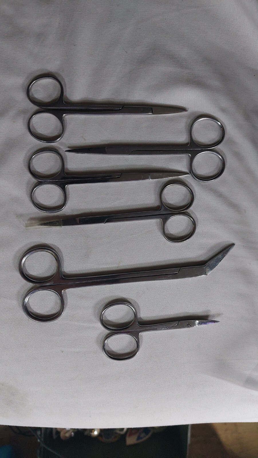 Medical Surgical Instruments Stainless Steel Straight & Angle Cutters Lot Of 6