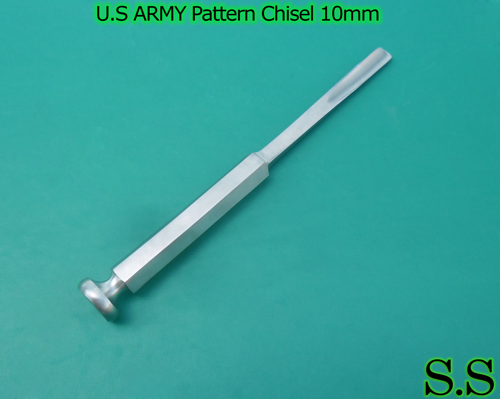 US Army Pattern Chisel Orthopedic Surgical Veterin 10mm