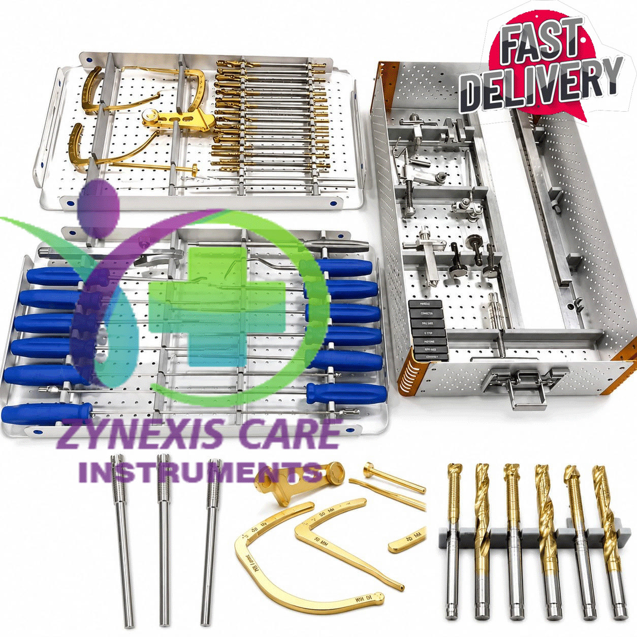 ACL PCL Knee Arthroscopy Surgery Instruments Set Of 48 Pcs A+ Quality