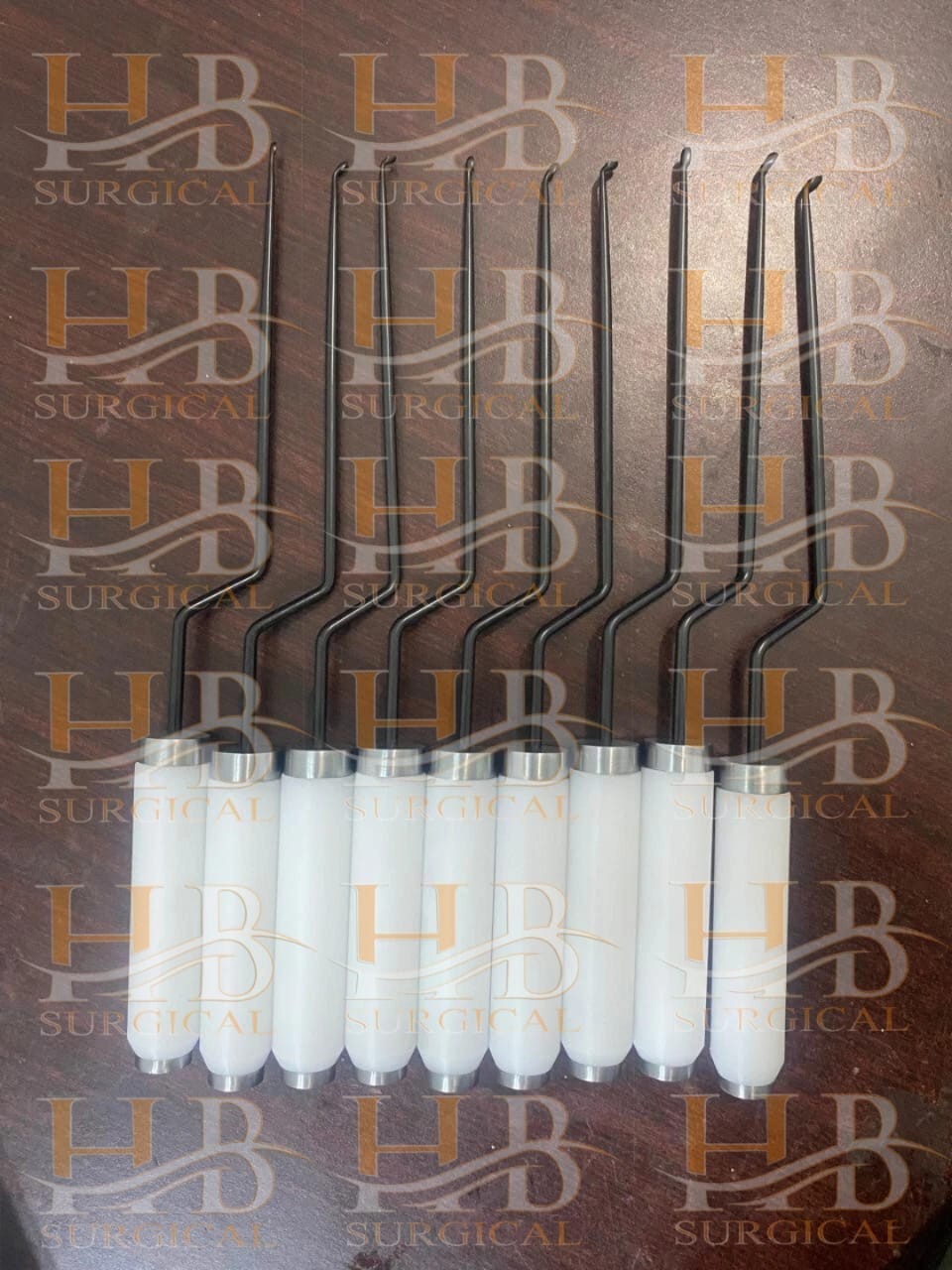 Lumbar Spine Bayonet Curettes Set 32cm Length 9 Pcs Set