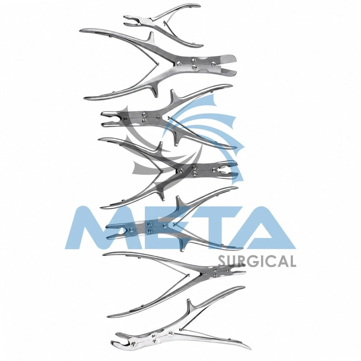 Bone Ronguers and plaster shear 7 PCs Set Orthopedic Surgical Instruments