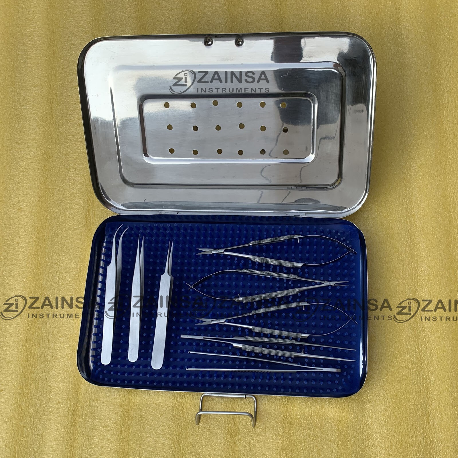 Hand Surgery Basic Set of Micro Surgical Instruments, With case Microsurgery Set