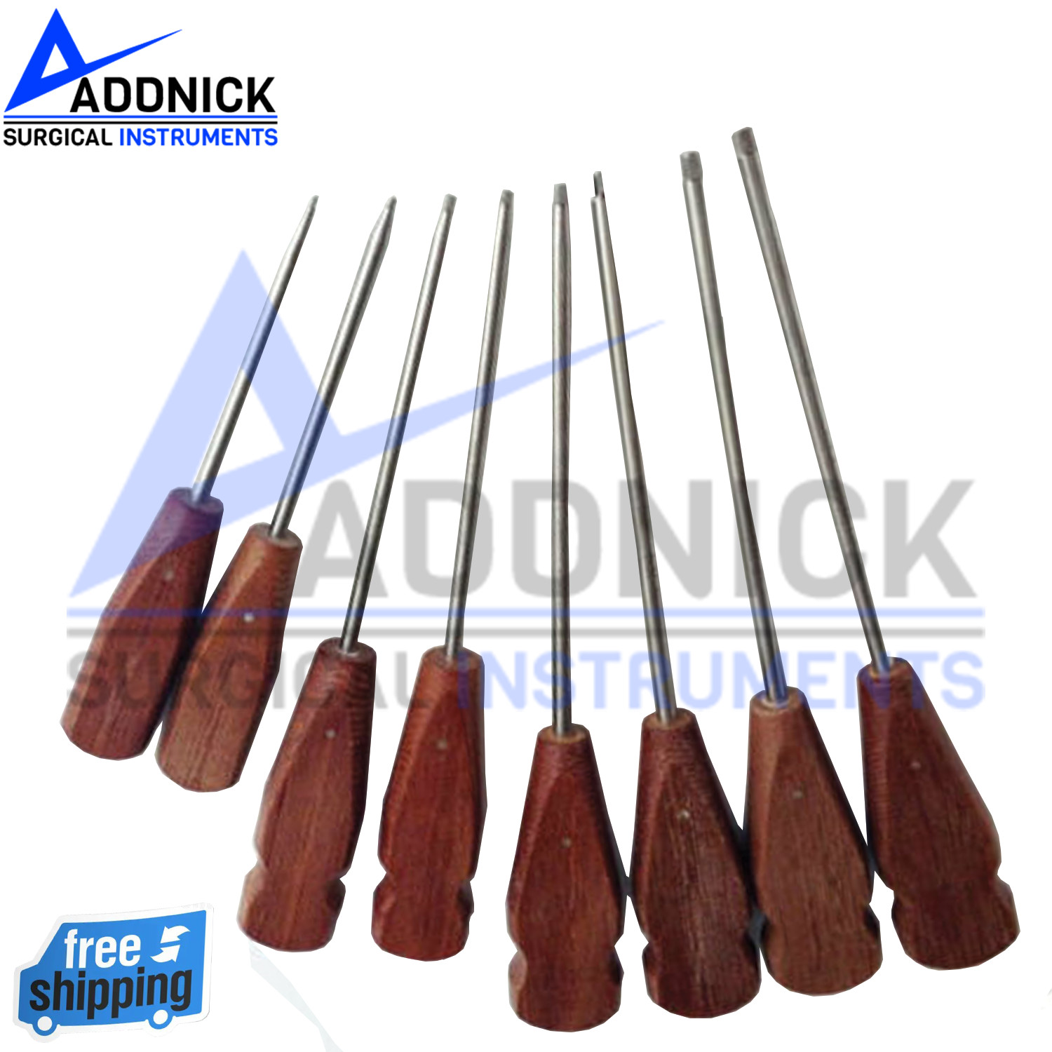 8 Pcs Set Of Bone Screwdriver Hex Head Veterinary orthopedics Instruments