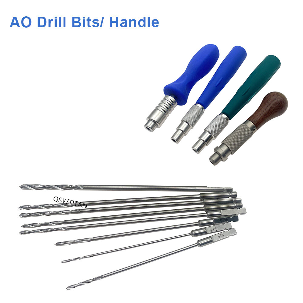 Bone Drill AO Quick Change Drilling bits Stainless Steel Orthopedic Instrument