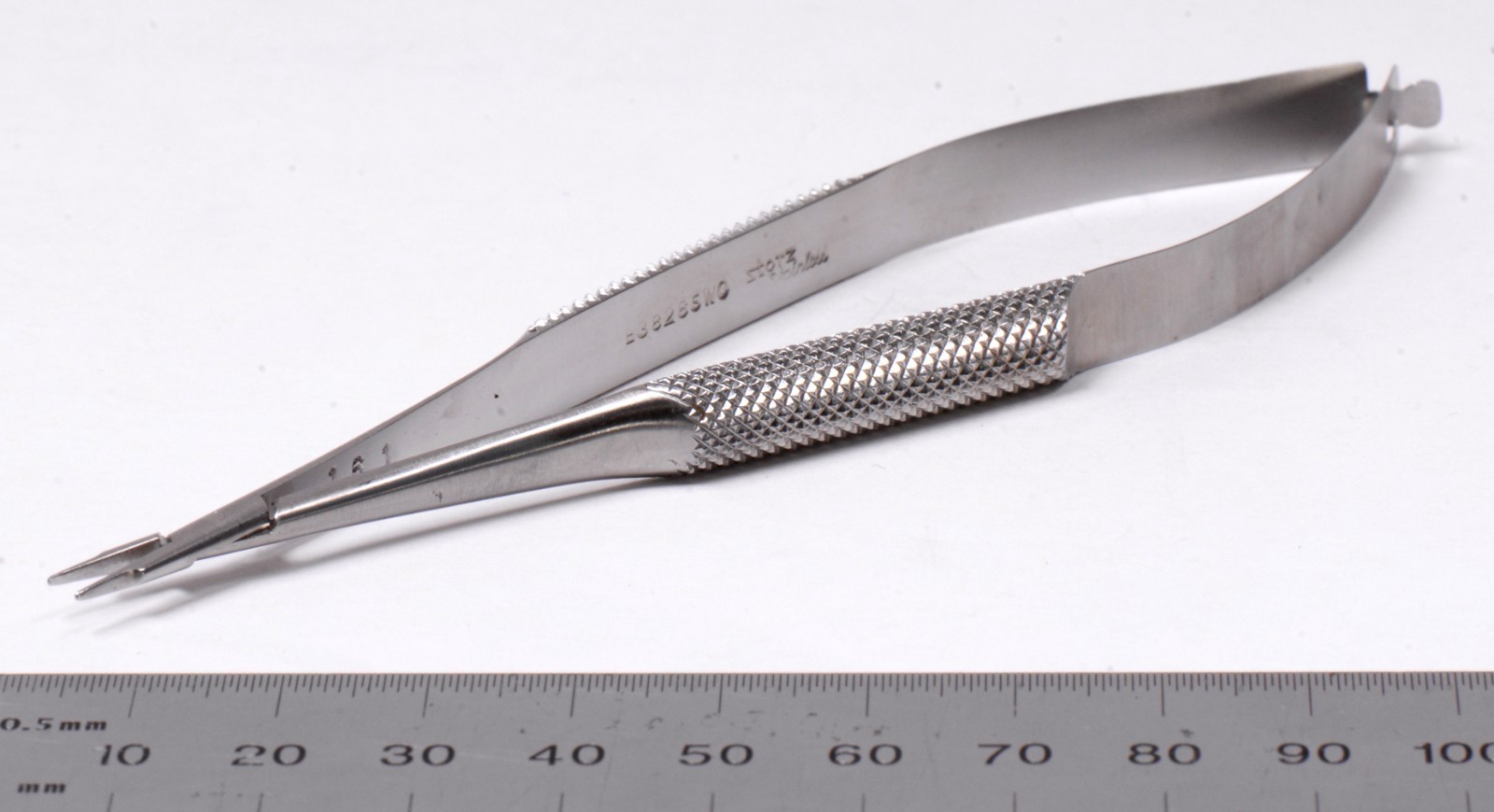 Storz #E3828 SWO Barraquer Needle Holder 5¼” Surgical 9mm Eye Germany Stainless