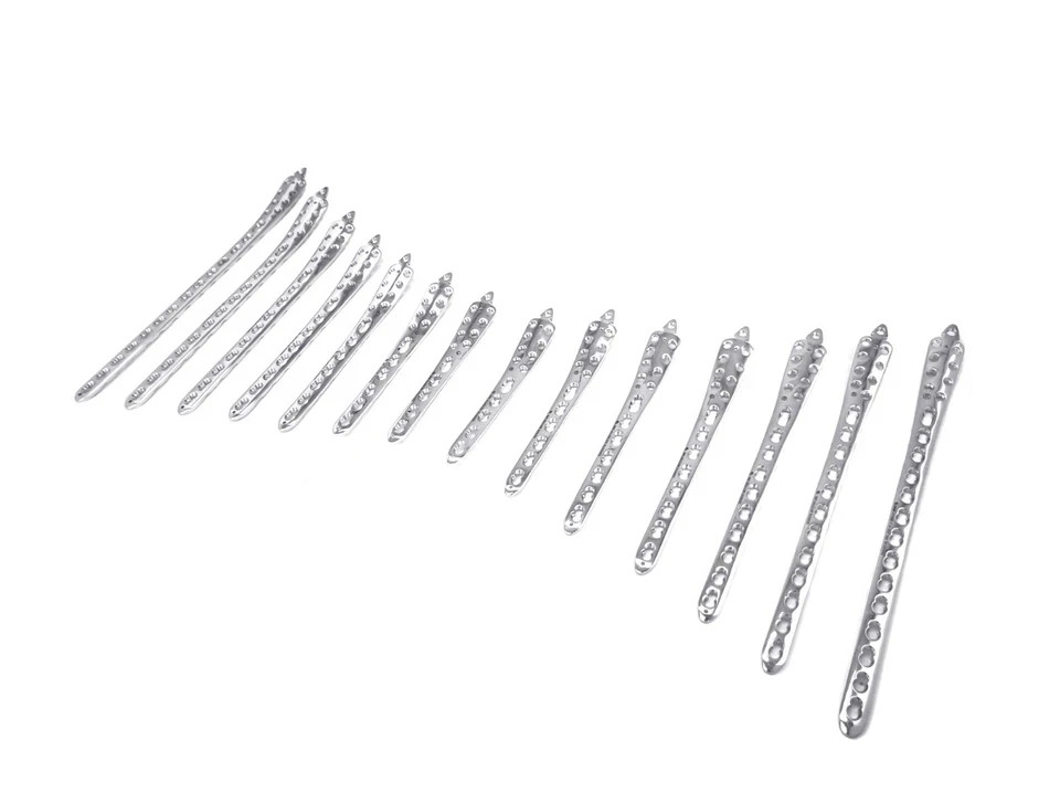 14 Plates Medial Distal Tibia Plate LCP 3.5mm Veterinary Orthopedic Implant