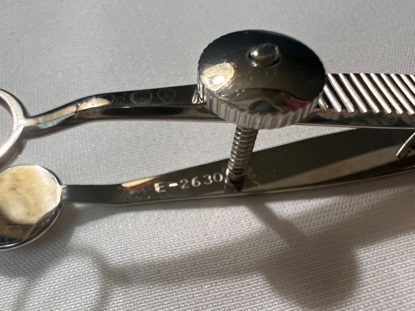Storz E2630 Lambert Chalazion Small Forceps 10mm Lower X 8mm Upper Plates 3.6″ L
