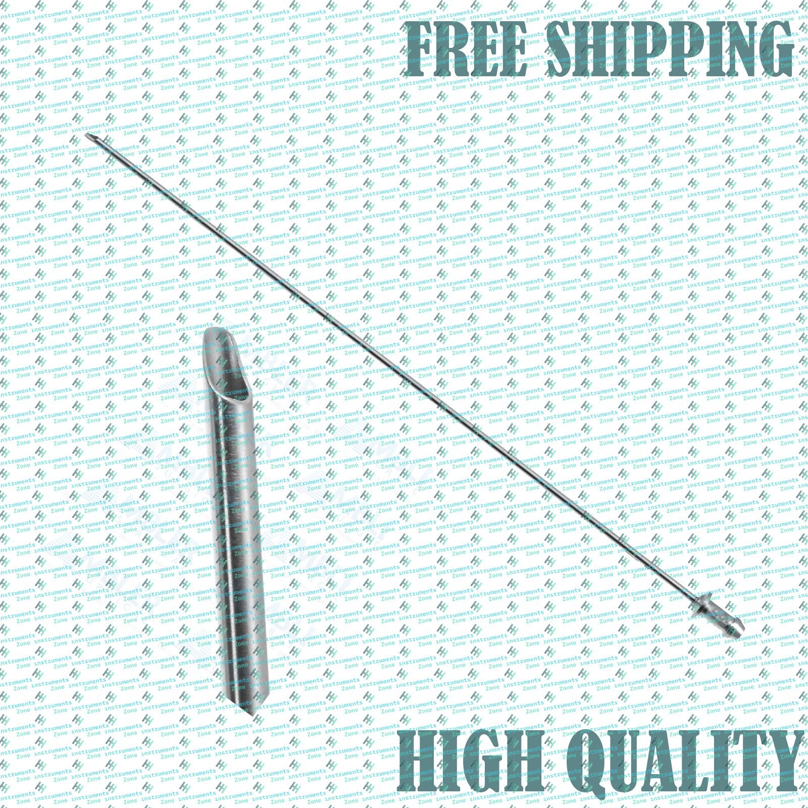 3 Kleinsasser Laryngeal Elevator with Suction Channel – ENT Surgical Instrument