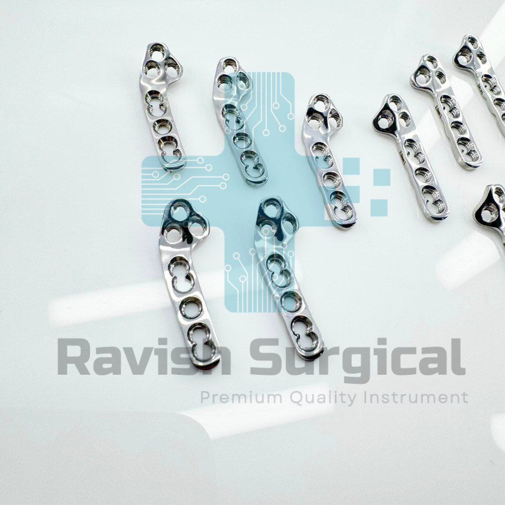 1.5mm TPLO Plates Set Pair Stainless Steel 316L VOI Style Locking Ortho Implants
