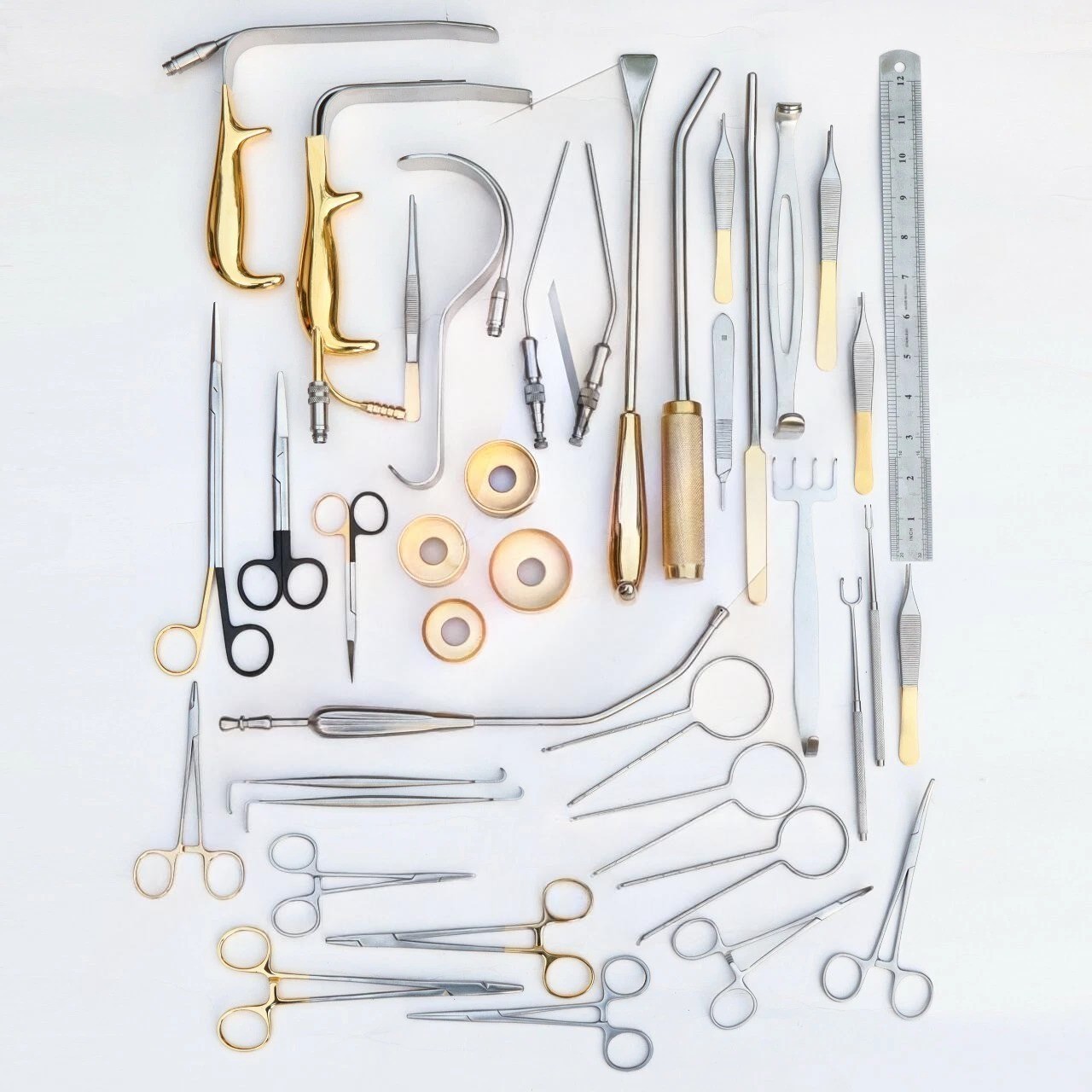 Breast Augmentation Set Of 38 Pcs Plastic Surgery Surgical Instruments