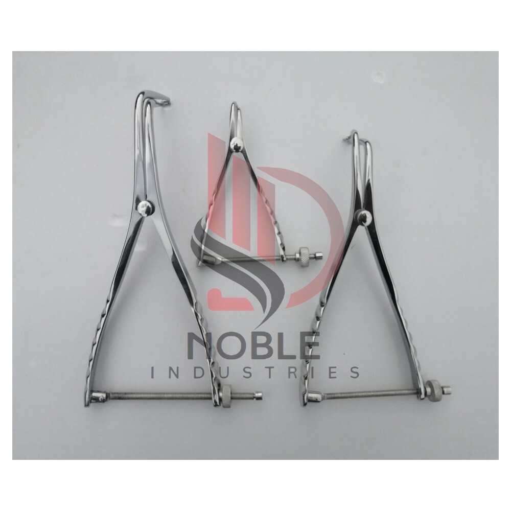 Set of 3 Stifle Distractor with Spinlock 13cm,19cm,21cm orthopedic Instruments