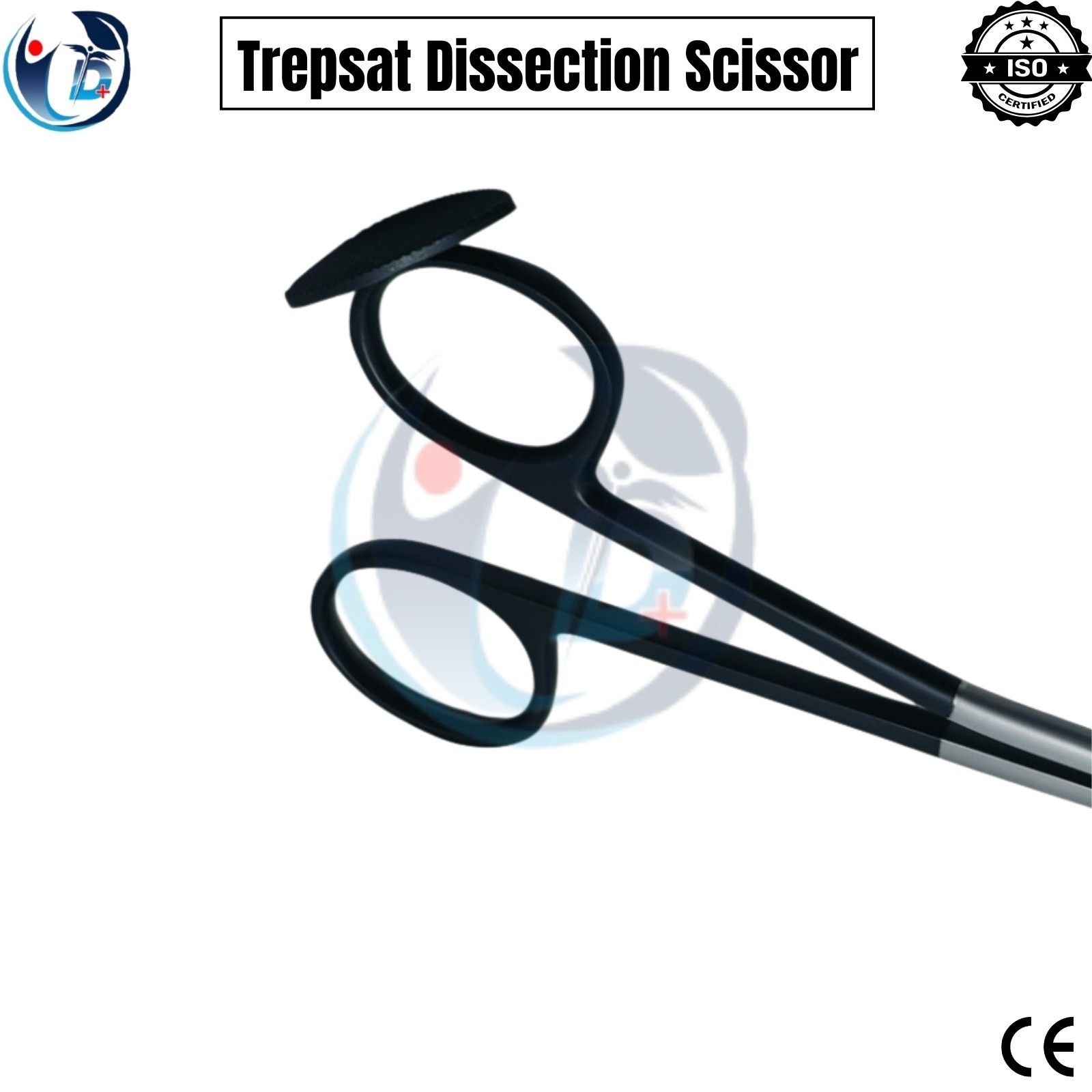 Trepsat Face Lift Dissection Scissors T/C Insert + Speculated Tips 7.5″ by Dyna