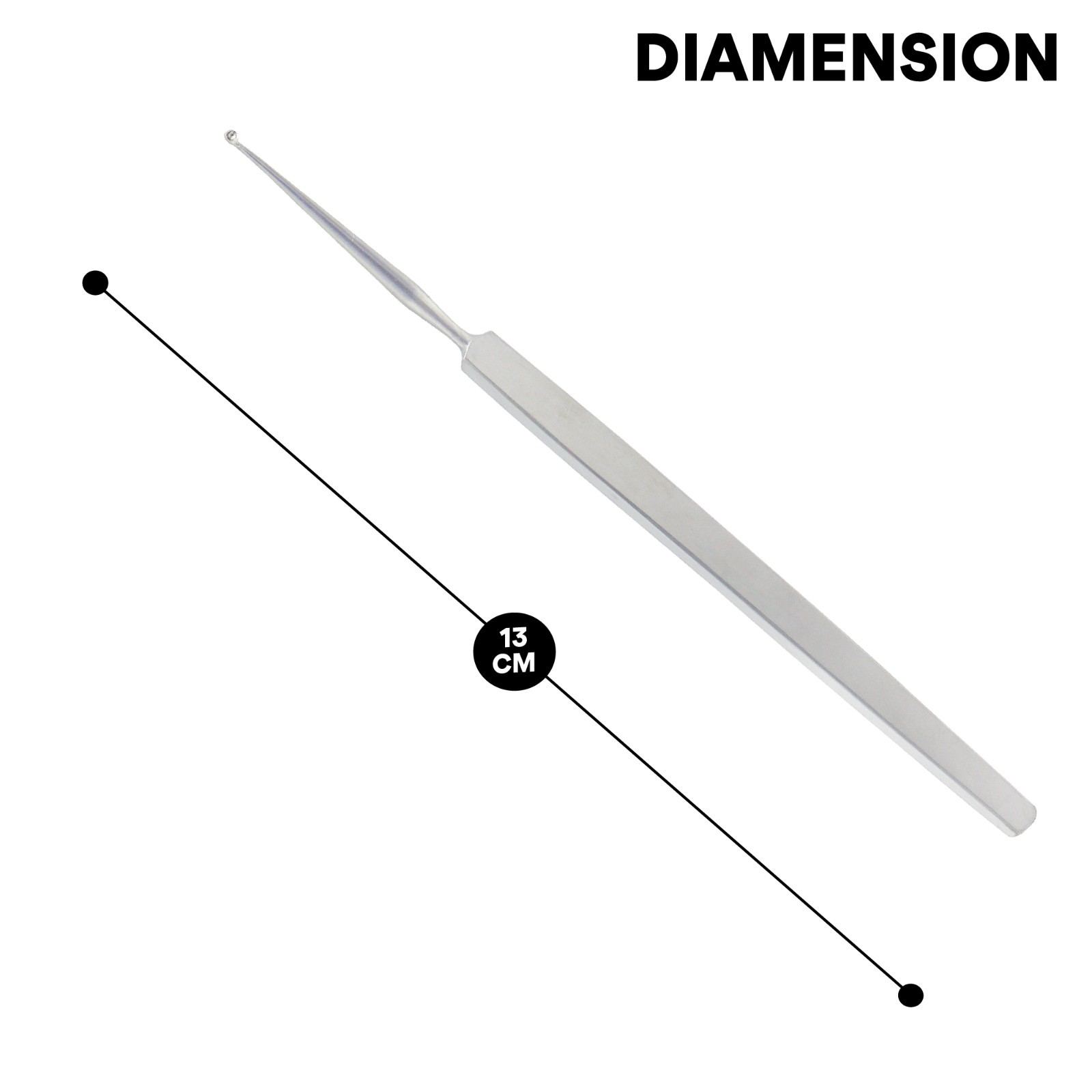 Hebra Chalazion Curette 1.5 mm Fig.1 Stainless Steel Ophthalmic Instruments