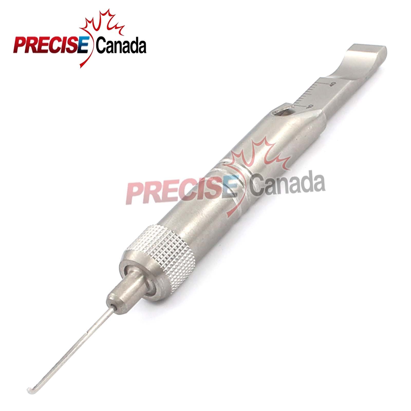 Depth Gauge Instruments 0 to 40mm for fracture Management Orthopedic Surgery