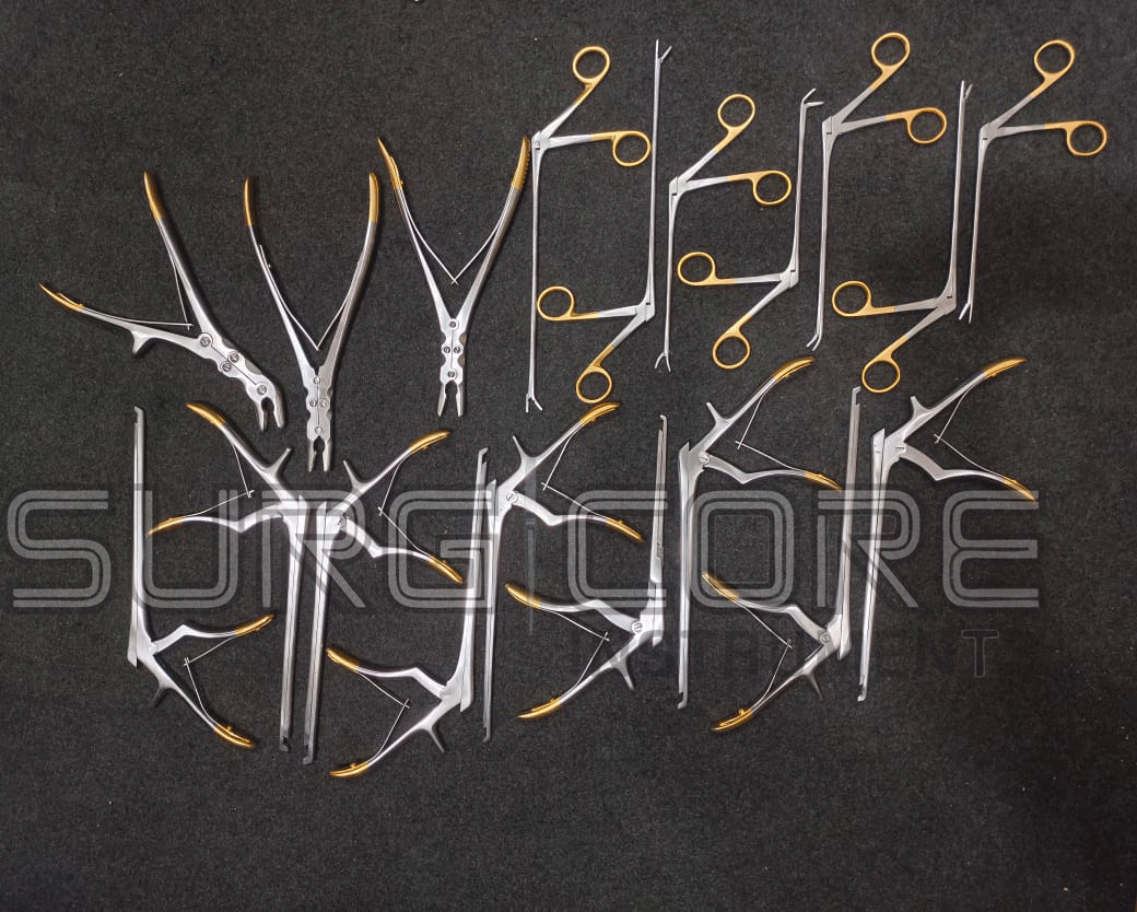 Spine Laminectomy Set Of 19 Pieces Orthopaedic Instruments