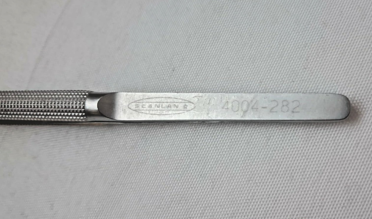 Scanlan 4004-282 Micro Forceps Round Handle 1mm Diamond Dust Ring Tips