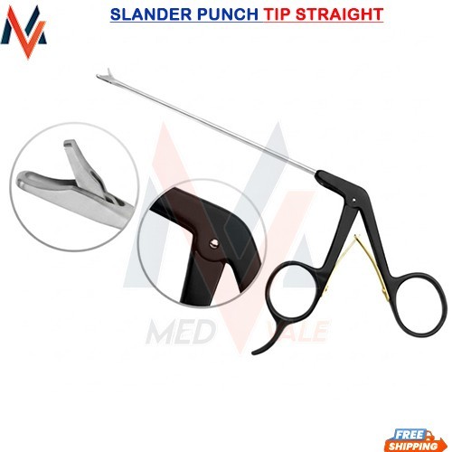 SLANDER PUNCH TIP STRAIGHT SHAFTS BLACK COATING SURGICAL INSTRUMENTS