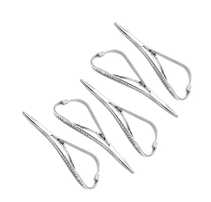 5Pcs Dental Orthodontic Plier Mathew Needle Holder Pliers 14cm