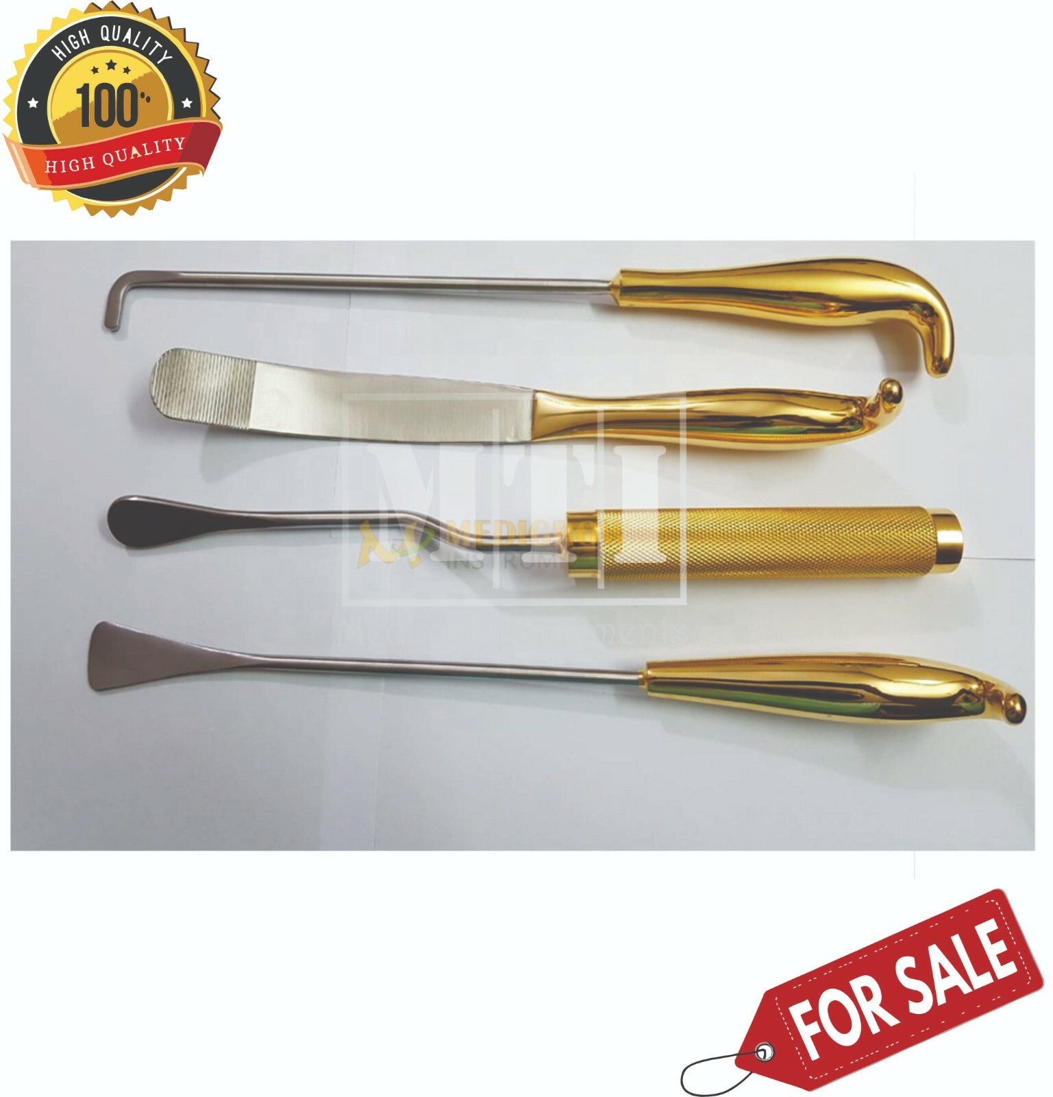 Breast Dissector MacCollum Dingman Dissector Spatula 4 PCs Set