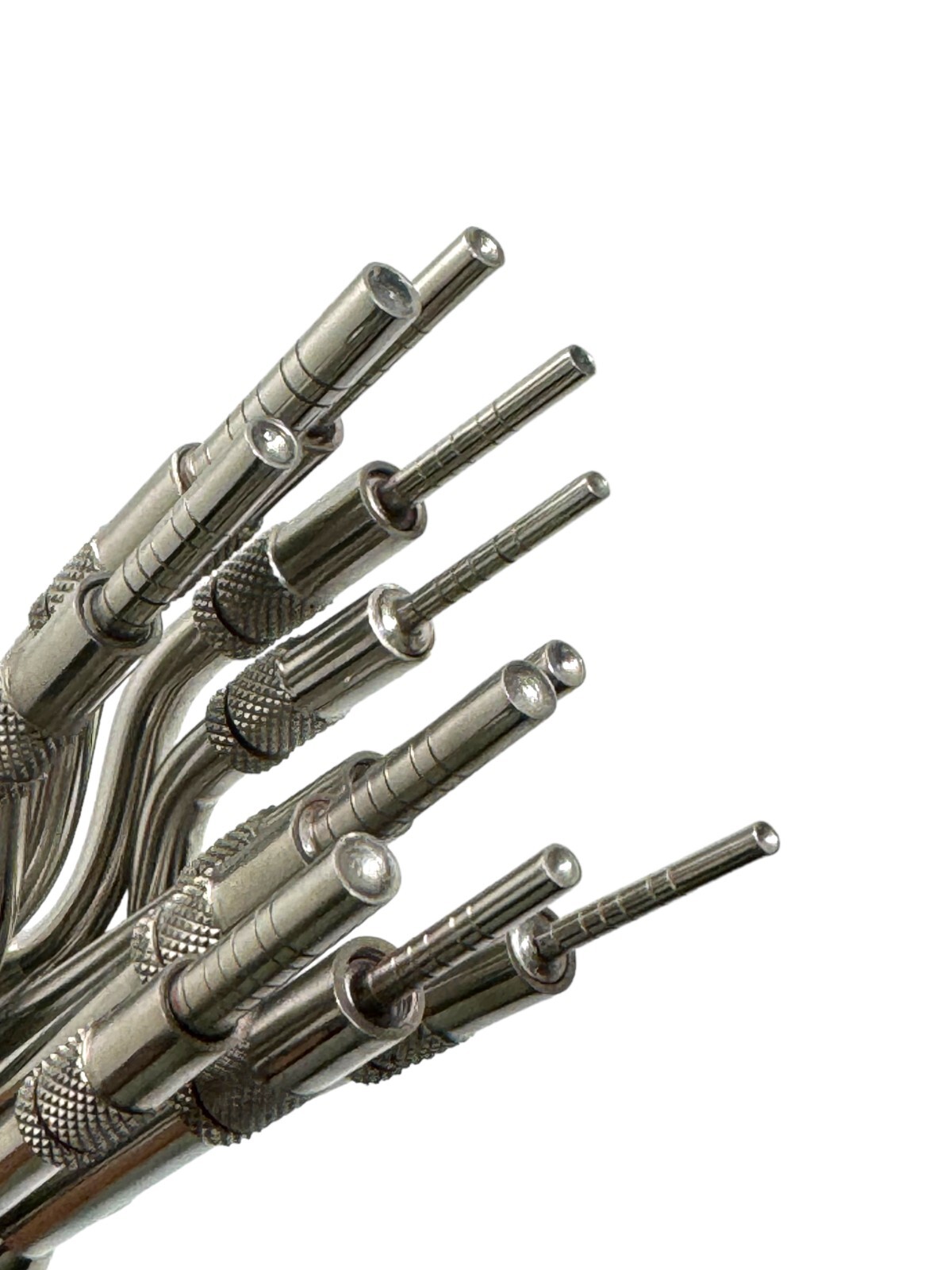 Convex + Concave Osteotome Offset + Straight, Color-Coded, Stainless (20 PCS)