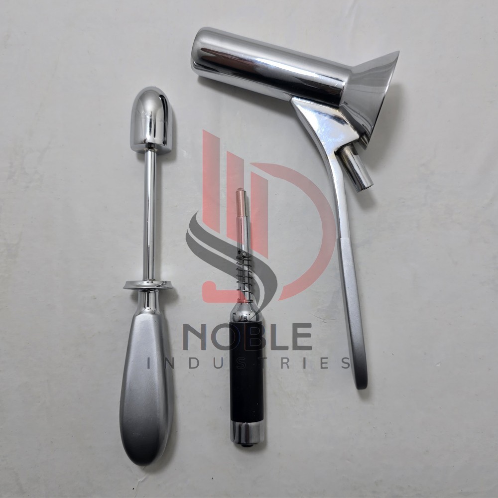 KELLY Hemorrhoid Proctoscope with Light Source Anoscope Rectal Proctoscope