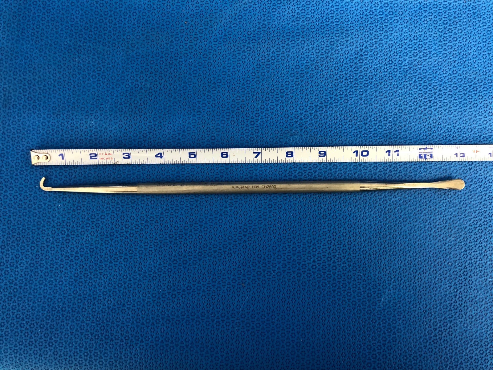 V. Mueller CH-2600 Crile Hook and Dissector 12-3/4” OAL, 30 Day Warranty
