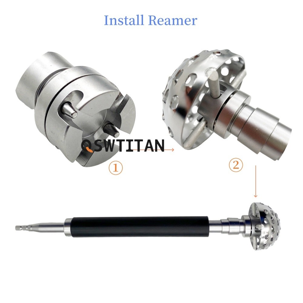 Orthopedic acetabular shaft reamer for Femoral Head Prosthesis Instruments