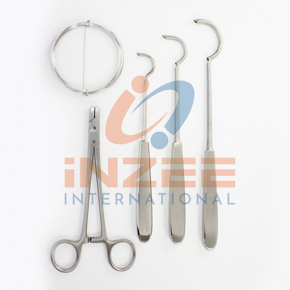 Veterinary Cerclage Wire Set 5 Pc Orthopedic Surgical Instruments Kit By Inzee