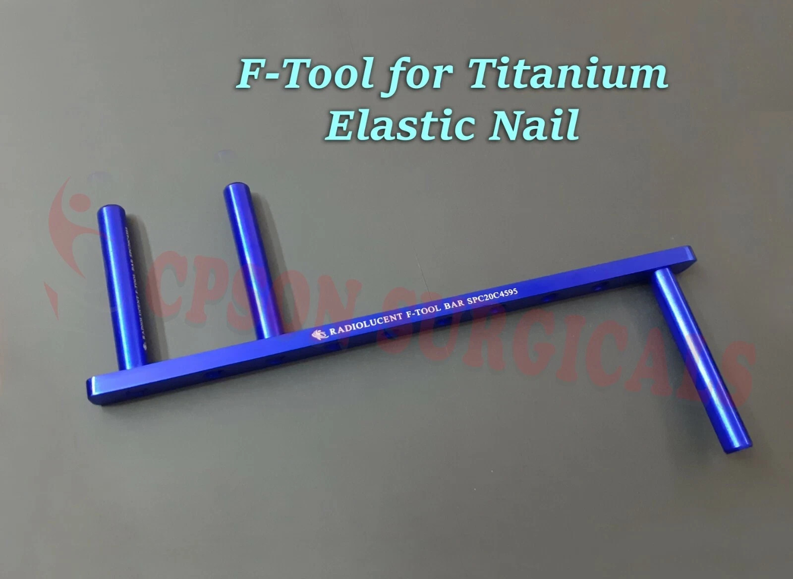 Orthopedic F-Tool for Titanium Elastic Nail Surgical Instrument