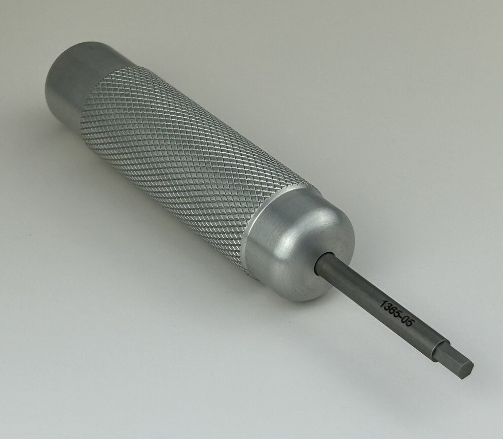 ZIMMER 1365-05 Hex Wrench For Orthopedic Hand Pieces 3.5mm Width 5in Length