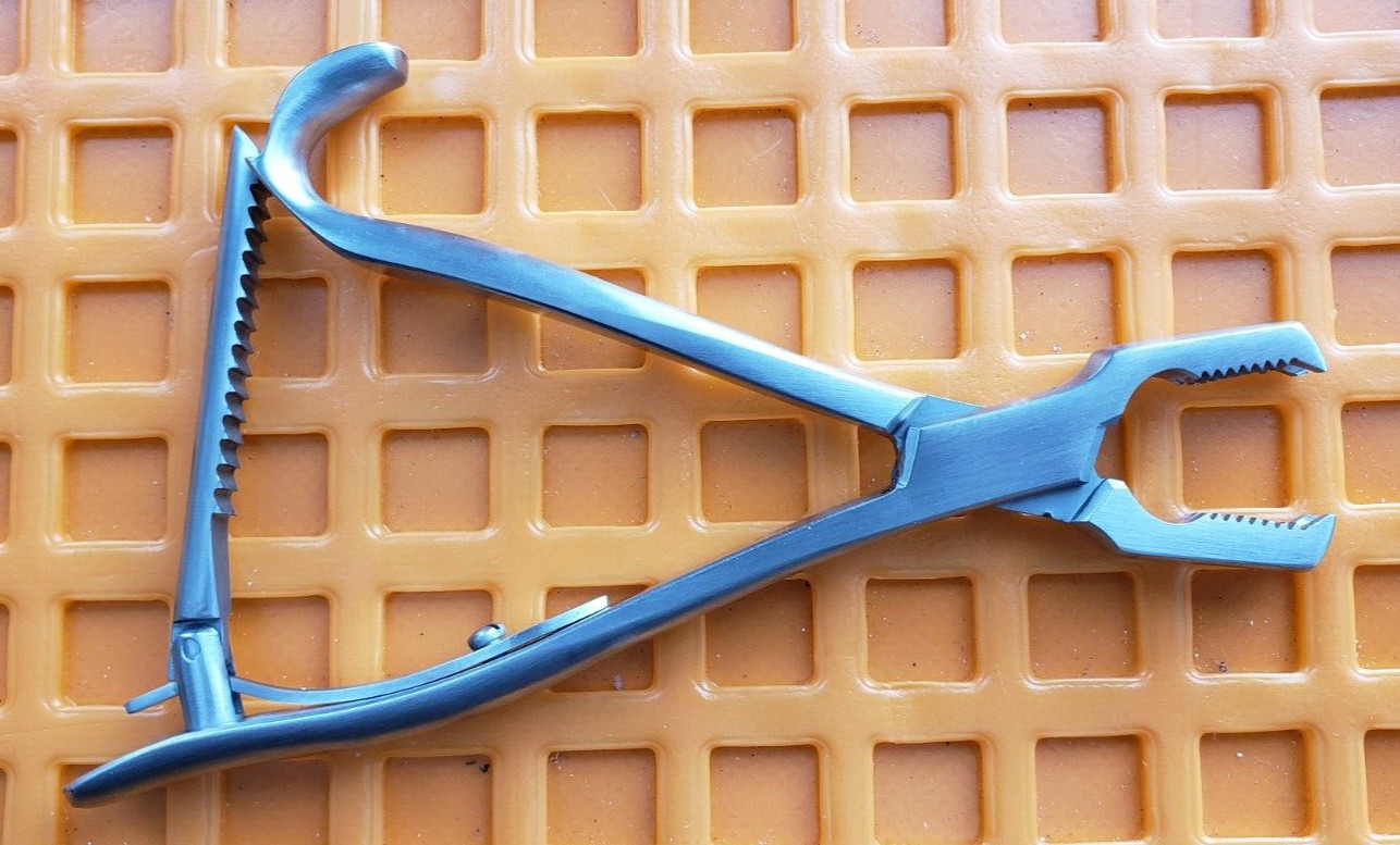 Turtle Orthopedic Pediatric KERN Bone Holding Forceps 5.5″ W- Ratchet