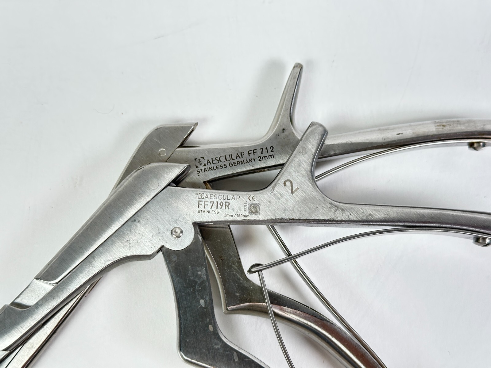 Aesculap Surgical Instruments FF719R 2MM FF712 2MM (PAIR) Stainless