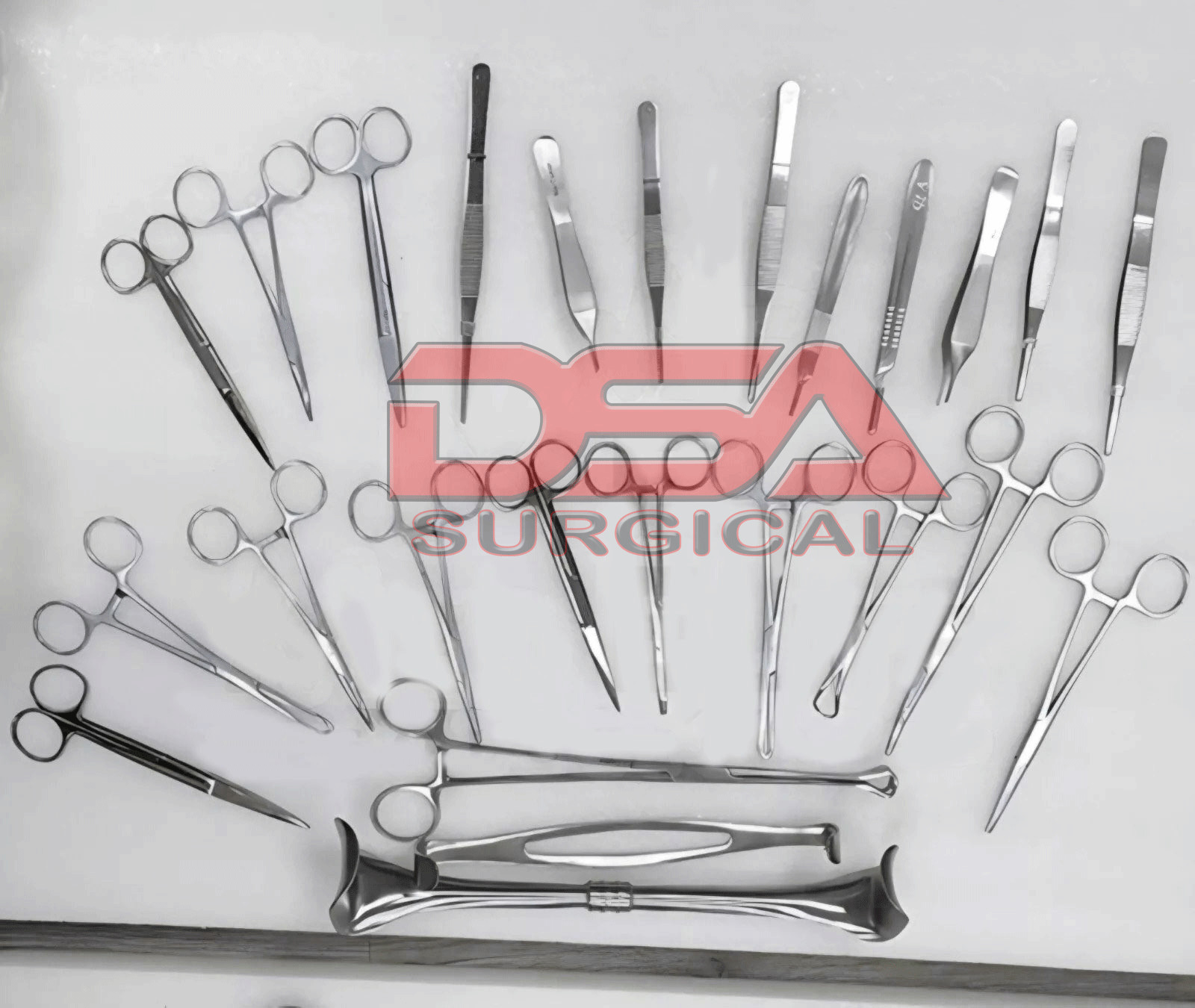 Basic Laparotomy General Surgery Surgical Instruments Set Of 25 Pcs