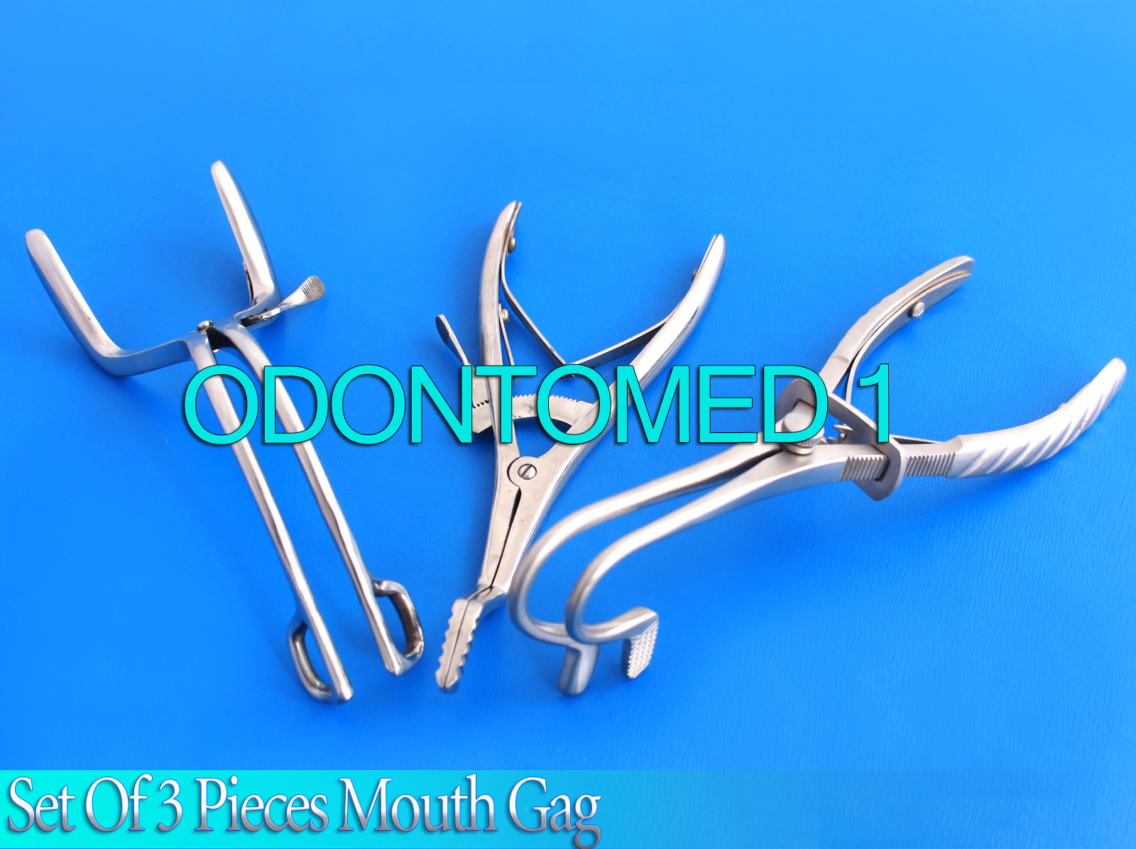 Set Of 3 Pieces Mouth Gag Surgical Dental Instruments DN-534