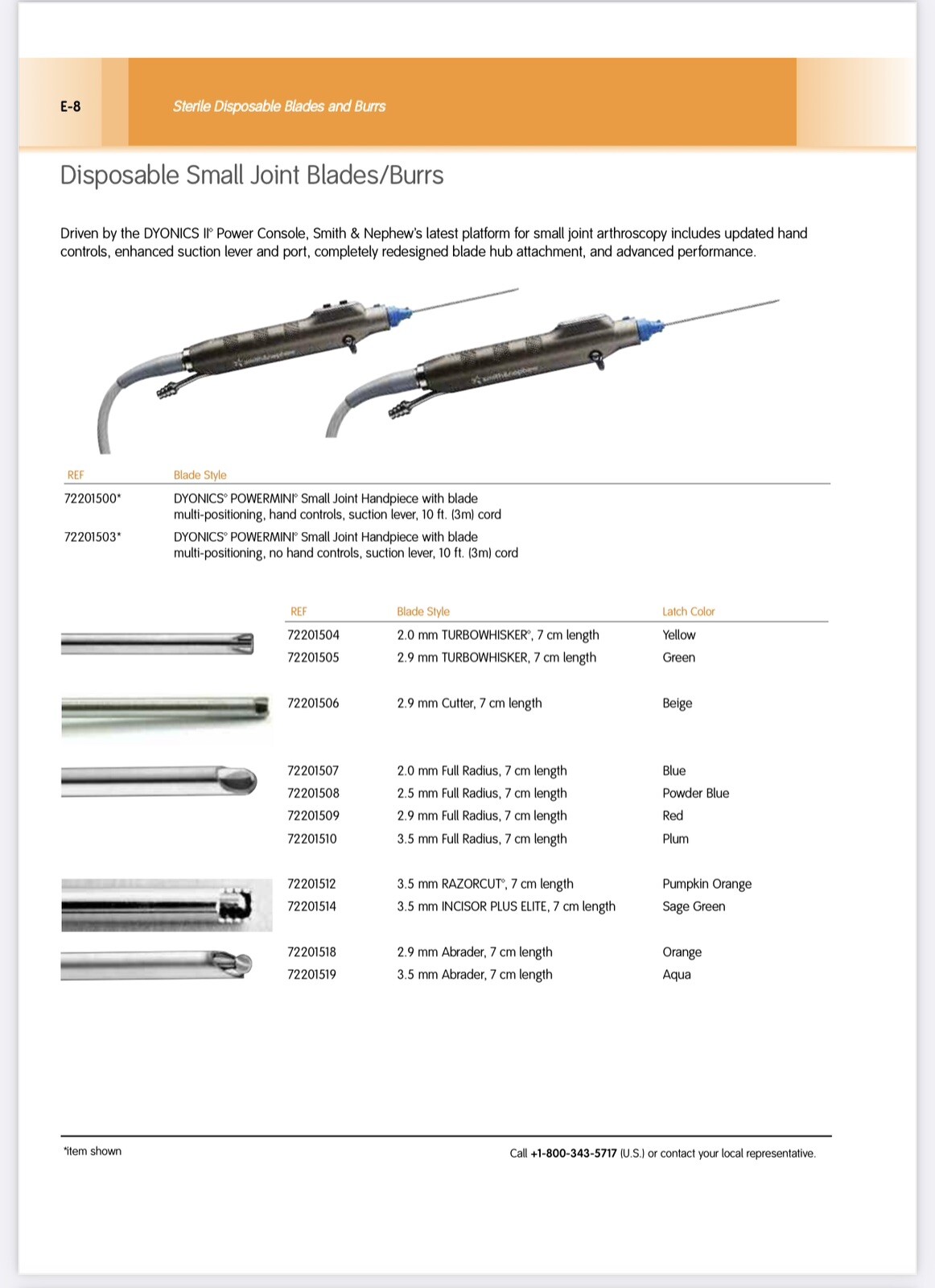 Smith & Nephew Shaver Blades. Any Kind Price for 1BX/6. Shaver System Available